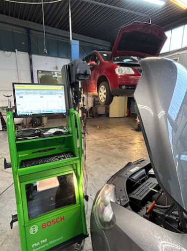 Fahrzeugdiagnose mit Bosch-System