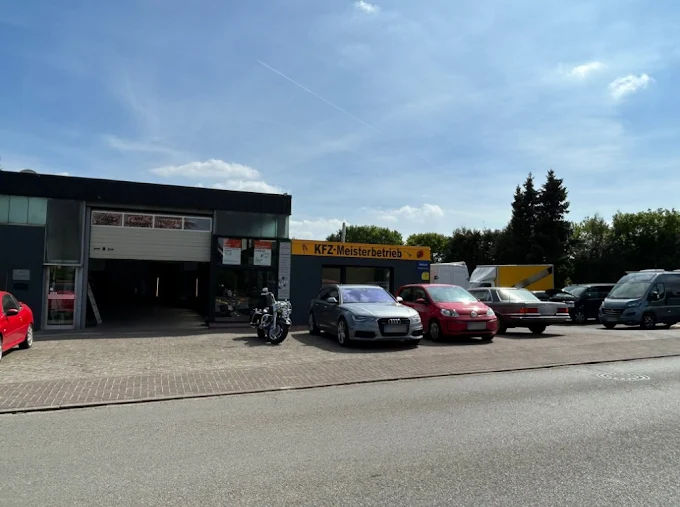 Außenansicht der Werkstatt